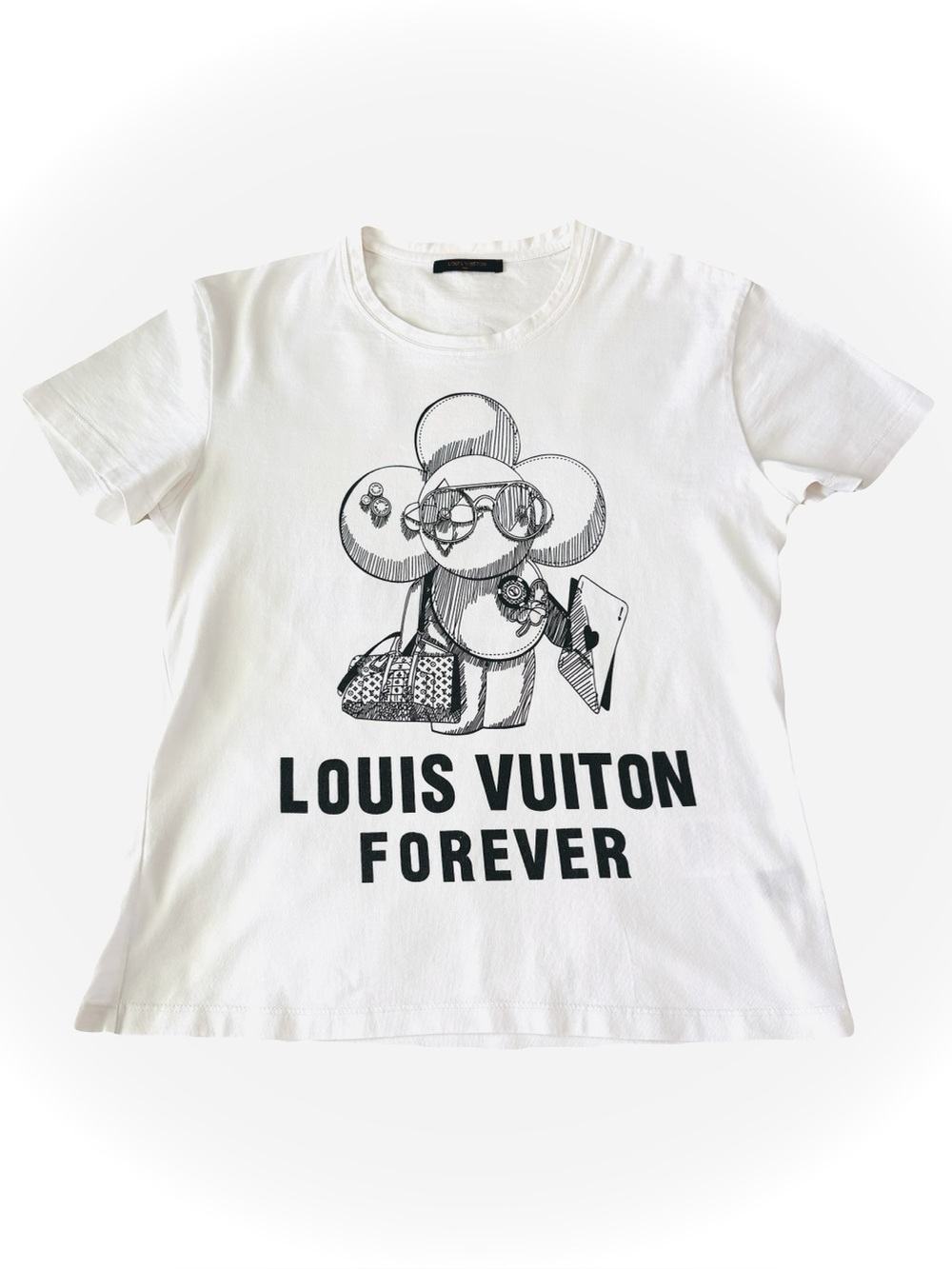 Louis Vuitton Forever Vivienne T-shirt FW2018 size M cotton front & back graphic
